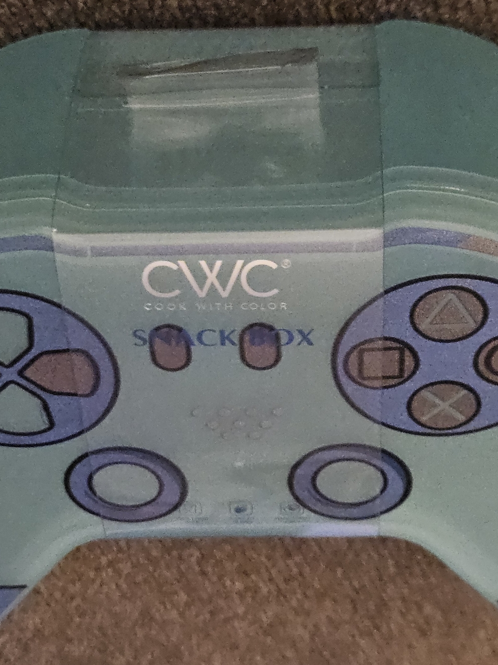 CWC Cook With Color Game Controller Snack Box - Teal Blue - Picture 9 of 16